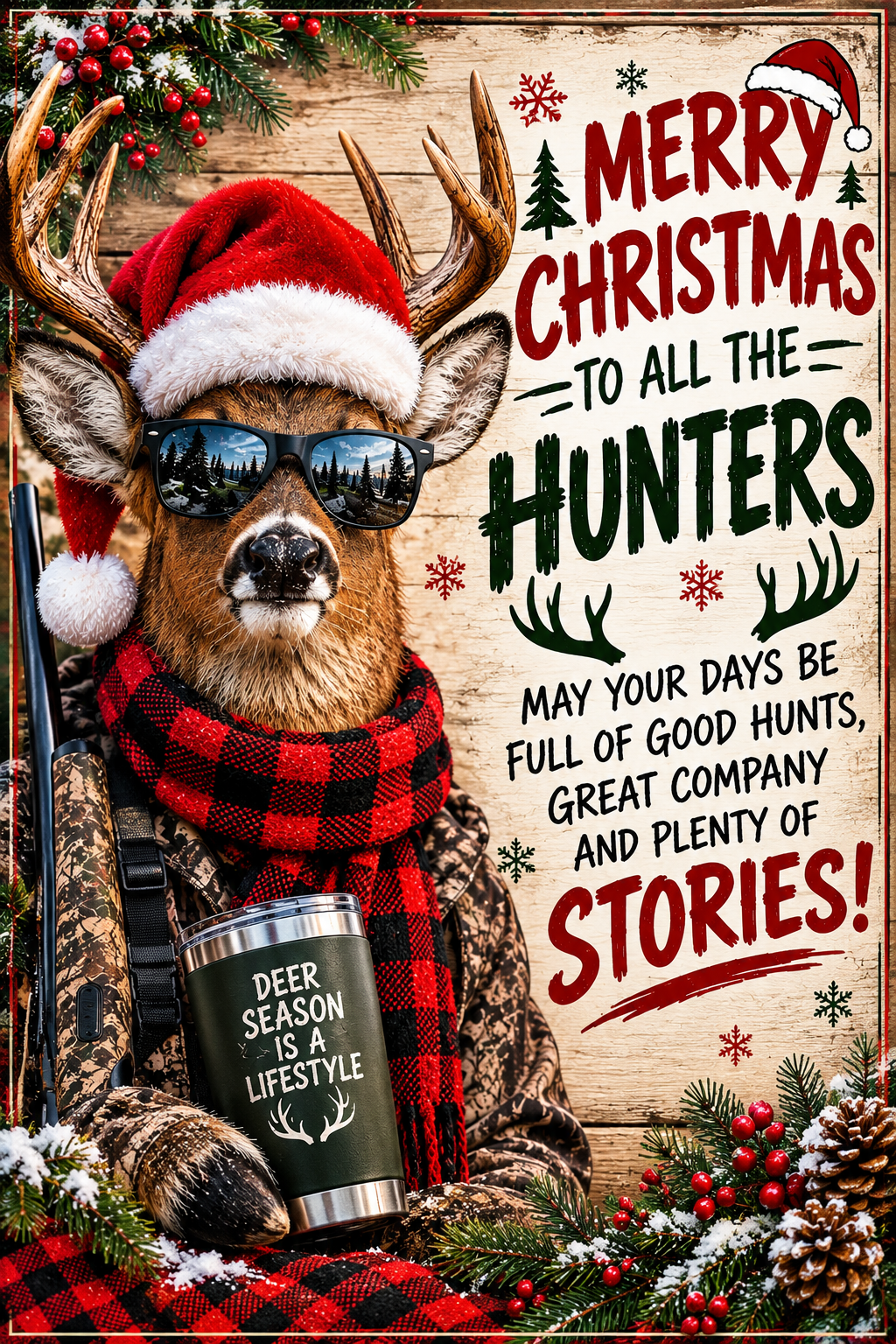 Hunter Card Christmas Card