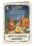 Funny Camp Birthday Card